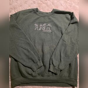 The Grinch That's It I'm Not Going Sweatshirt Embroidered Size XL